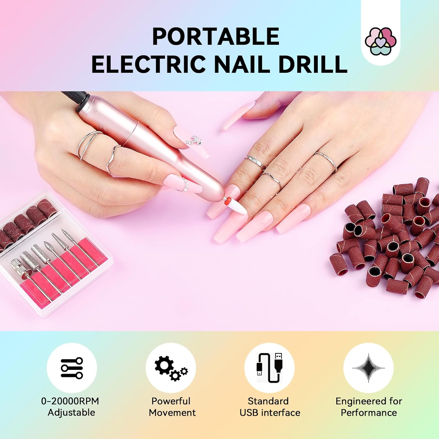 Saviland Gel Nail Polish Kit with UV Light, 27+3 Colors, Soak-Off Gel, Nail Lamp & Drill V113352