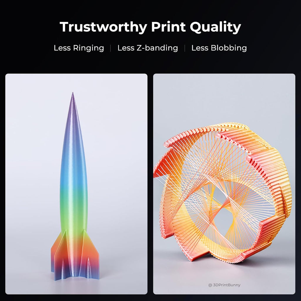 Creality K1 Max 3D Printer with High-Speed PLA Filament Grey B2804