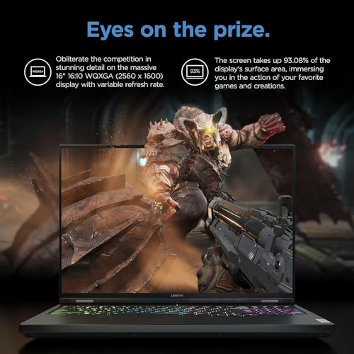 Lenovo Legion Pro 7i Gaming Laptop, 16" 240Hz, RTX 4080, 32GB DDR5, 2TB SSD A9921