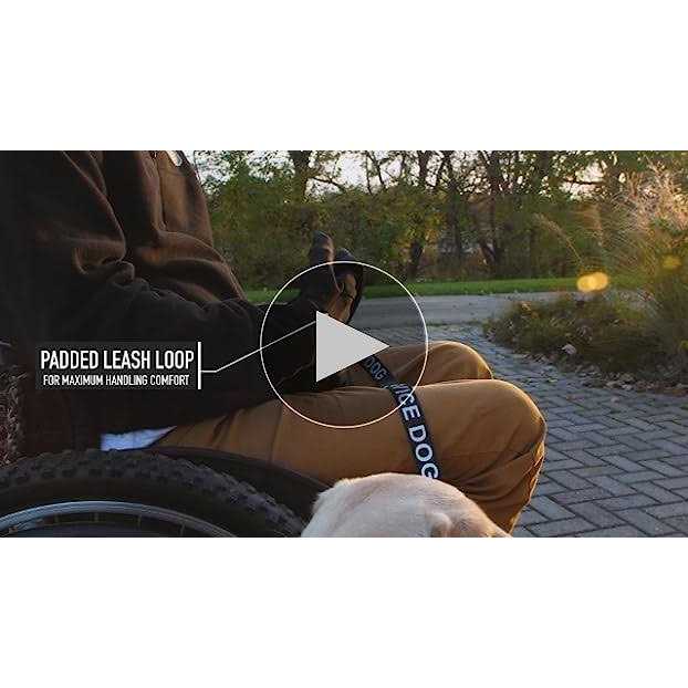 Emotional Support Dog Leash Wrap with Neoprene Handle and Reflective Lettering P94054