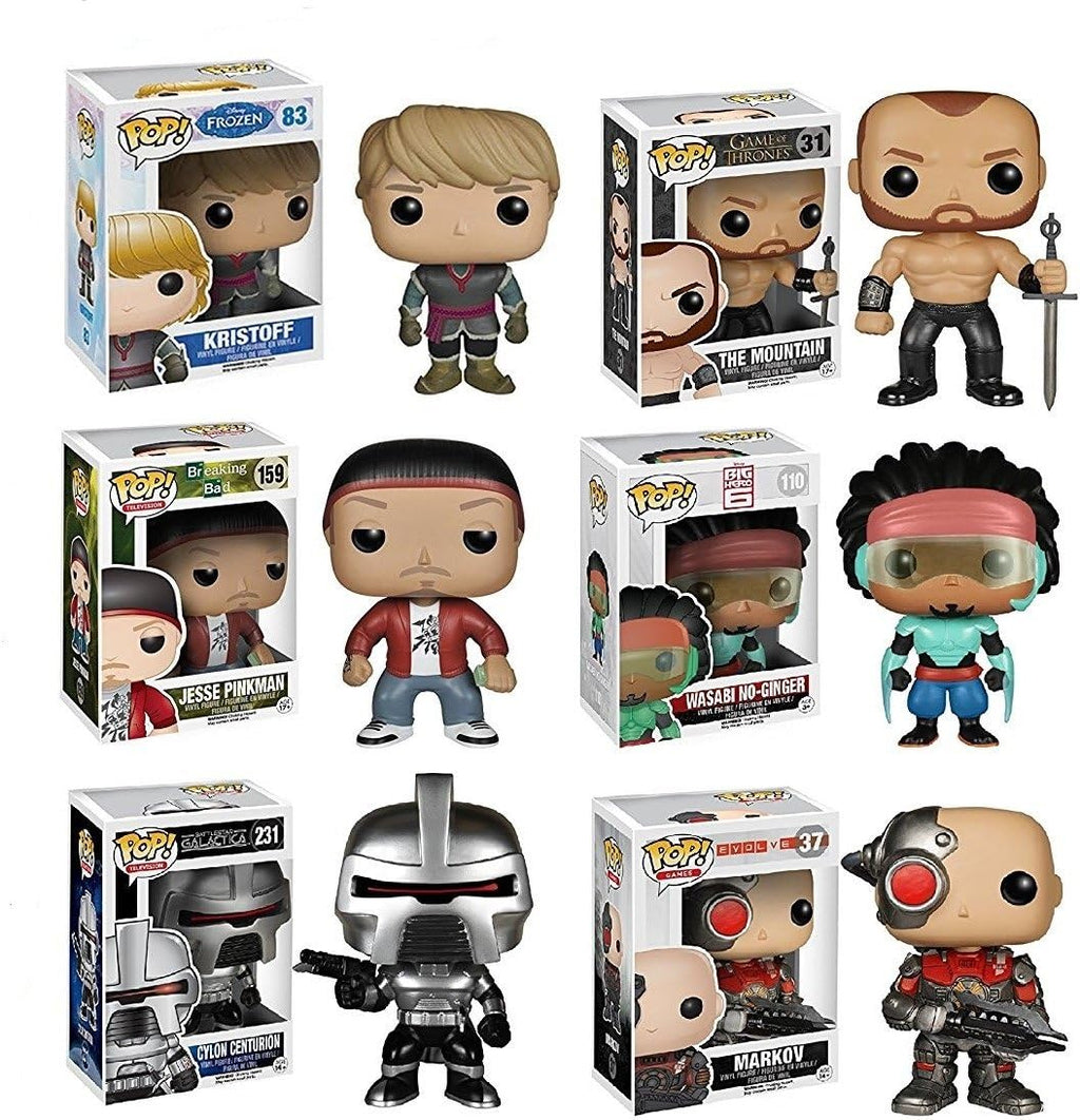 Funko POP Exclusive Mystery Starter Pack Set of 6 "Includes 6 Random Funko POPS Will Vary and No Duplicates"