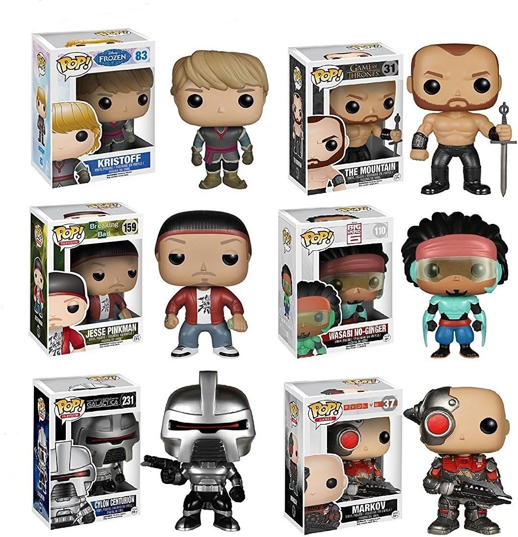 Funko POP Exclusive Mystery Starter Pack Set of 6 "Includes 6 Random Funko POPS Will Vary and No Duplicates"