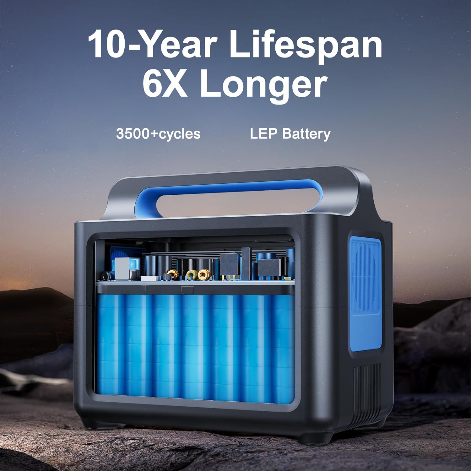 VDL HS1500 Portable Power Station 1228Wh 1500W LiFePO4 Solar Generator T360143
