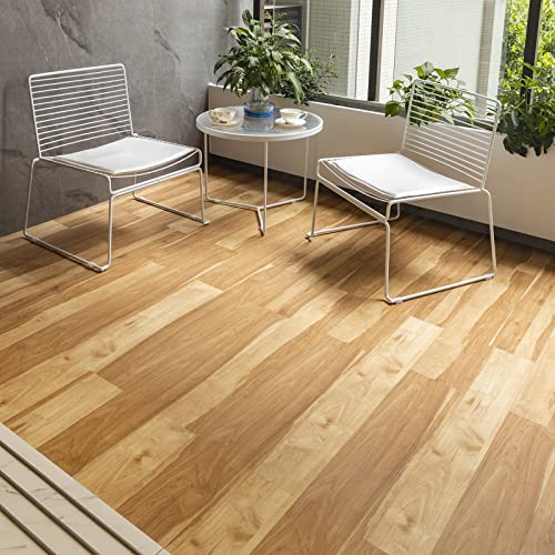 Self Adhesive Vinyl Flooring Planks Wood Effect Waterproof Grey 36pcs U963416