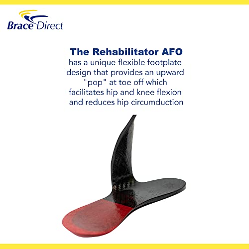 Brace Direct Elite Pro Rehabilitator Carbon Fiber AFO Brace for Drop Foot Y329035