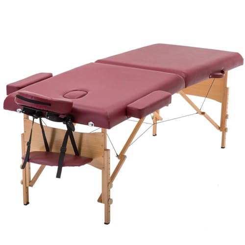 BestMassage Portable Massage Table 28 inch Folding Spa Bed with Bag X618857