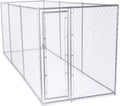 Lucky Dog 10 x 10 Foot Heavy Duty Outdoor Chain Link Dog Kennel w/Door (2 Pack)