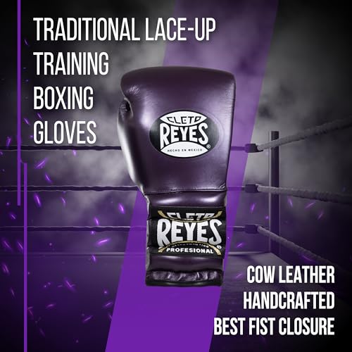 CLETO REYES Traditional Lace-Up Boxing Gloves for Training and Sparring S1445