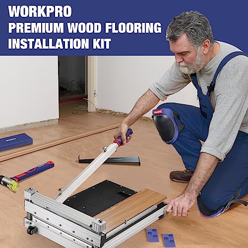 WORKPRO Laminate Flooring Installation Kit with Mallet, Pull Bar, Tapping Block and Spacers F82262