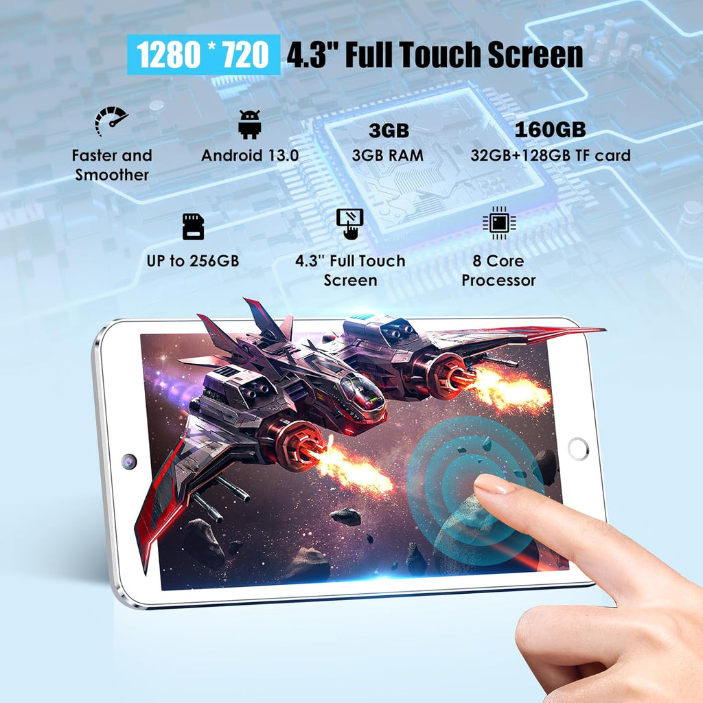 160GB Bluetooth WiFi MP3 Player with 4.3" Touch Screen J424599