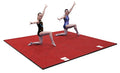 10'x10'x1 3/8" Dollamur FLEXI-Roll® FLEXI-Connect® Cheer Gymnastics Mat Red