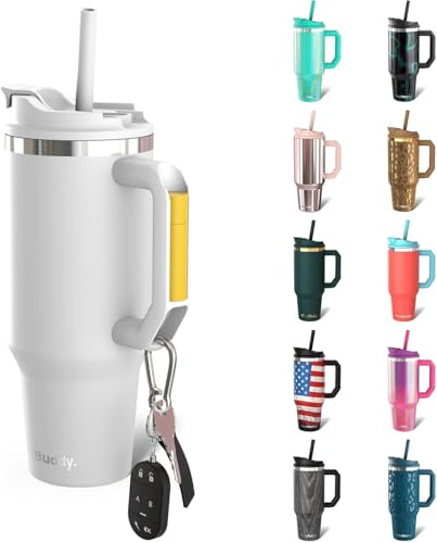 Frost Buddy Thicc Buddy 40 oz Stainless Steel Tumbler with Lid and Straw Q581