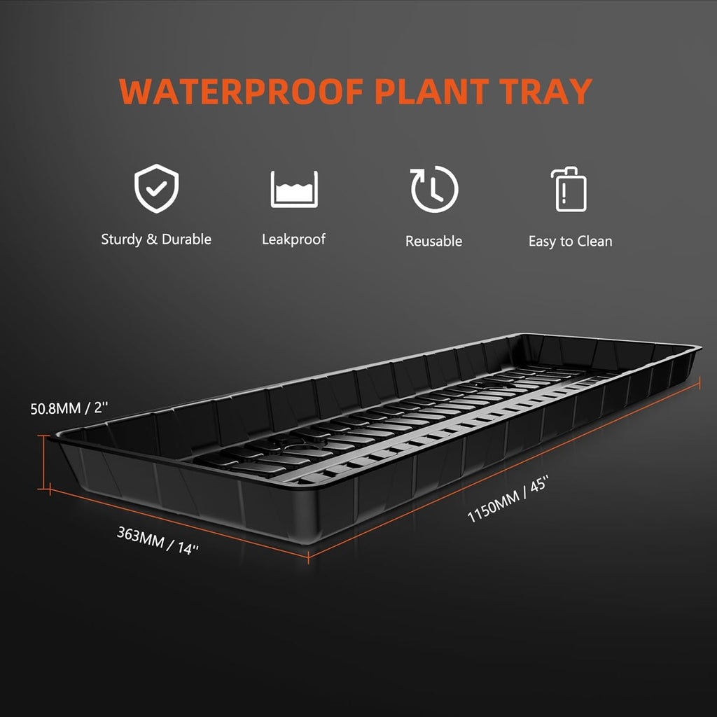 Spider Farmer SF600 Growshelves LED Grow Light Plant Stand 3 Tier with Wheels S4800