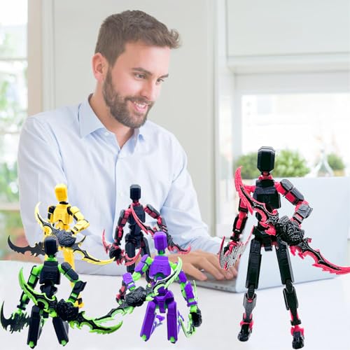 T13 Action Figure Set 2 Pack Movable Robot 3D Printed S390