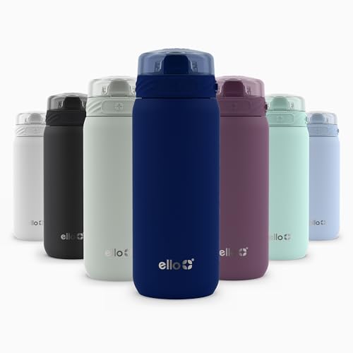 Ello Cooper 32oz Stainless Steel Water Bottle with Straw and Handle Q4598