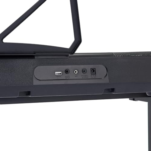 Amazon Basics Electric Keyboard 88-Keys Semi-Weighted Digital Piano with Sustain Pedal, Black H295585
