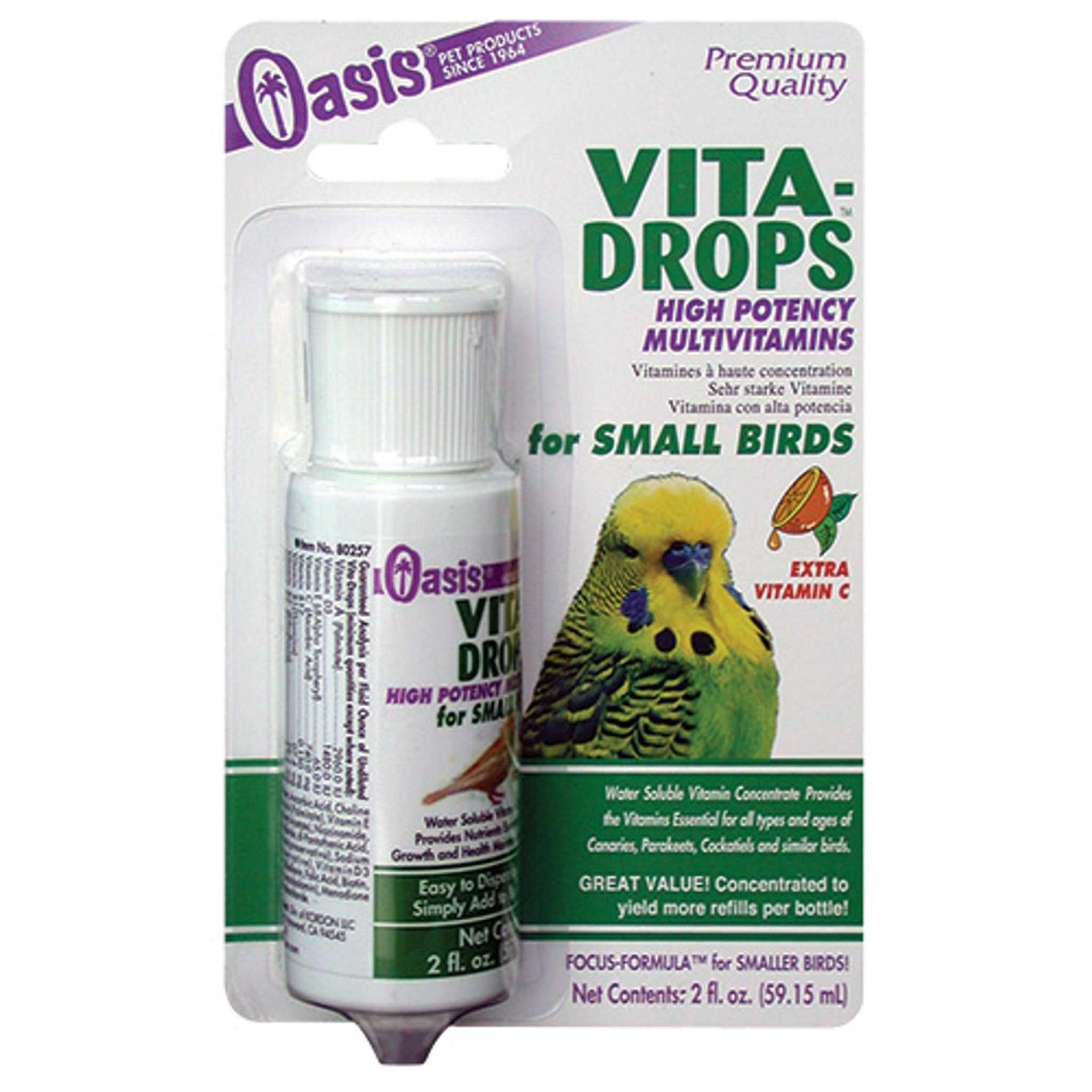 Oasis Vita Drops for Small Birds G12643