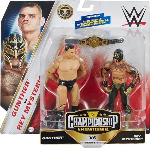Mattel WWE Championship Showdown 2-Pack Action Figures, John Cena vs Austin Theory, 6-inch H994
