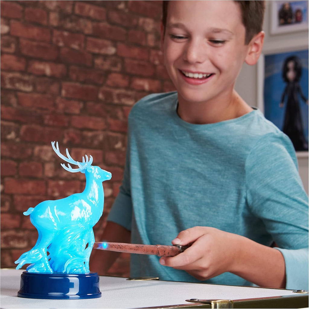 Harry Potter 13" Light-Up Patronus Wand Collectible Toy with Figure I9133