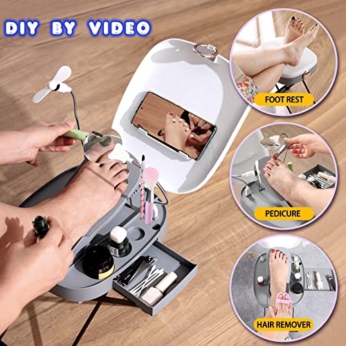 Adjustable Pedicure Stool for At-Home Foot Care G692144