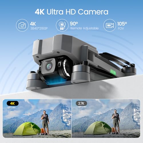 Holy Stone HS440G Drone with 4K Camera for Adults, Under 250g, FPV RC Quadcopter U3652