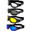 Global Vision Eliminator Padded Motorcycle Dirt Bike Riding Goggles Bundle for Day & Night