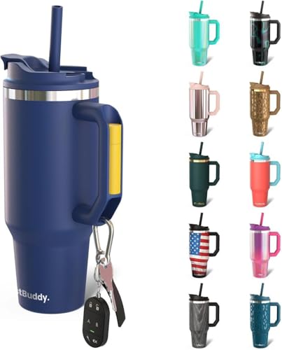 Frost Buddy Thicc Buddy 40 oz Stainless Steel Tumbler with Lid and Straw Q581