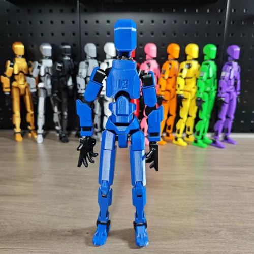 Titan 13 Action Figure Set, 3D Printed Multi-Jointed Dummy Robot (9pcs) Z973804