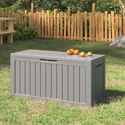 NUNU LAB 31 Gallon Outdoor Storage Box Waterproof Lockable Lid I8083