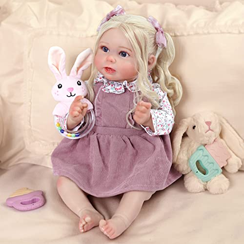 BABESIDE Lifelike Reborn Baby Doll 20" Soft Body Girl with Gift Box I2014