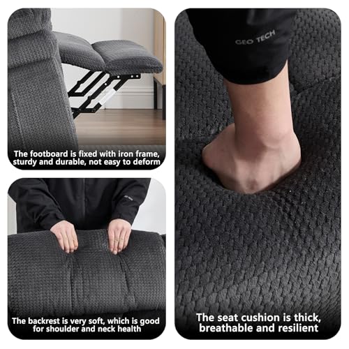 CANMOV 46" Wide Power Lift Recliner Chair for Elderly, with Massage and Heat, Light Brown K346927