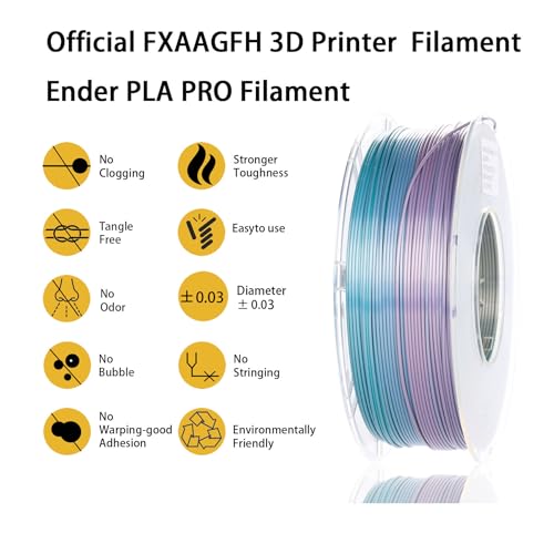 Rainbow 3D PLA Printer Filament 1.75mm Matte, 1kg P386477