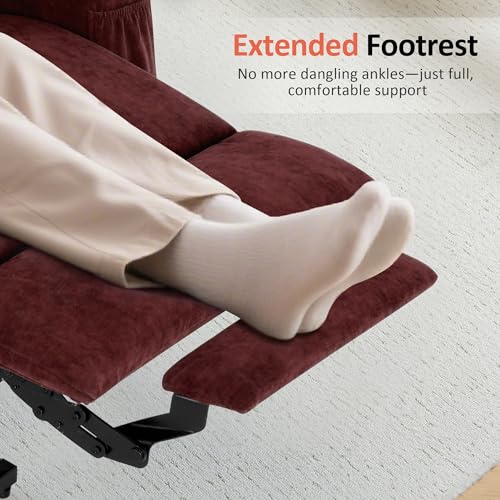 MCombo Small Power Lift Recliner Chair for Elderly with Heat and Massage, USB & Type C Ports J262