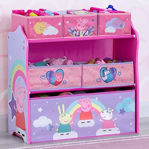 Delta Children 6 Bin Toy Storage Organizer, Disney Princess G9256