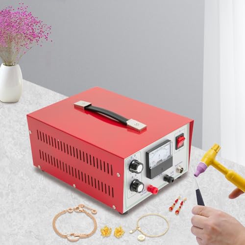 Jewelry Spot Welder, 500W Adjustable Pulse Welding Machine with Foot Pedal B1280