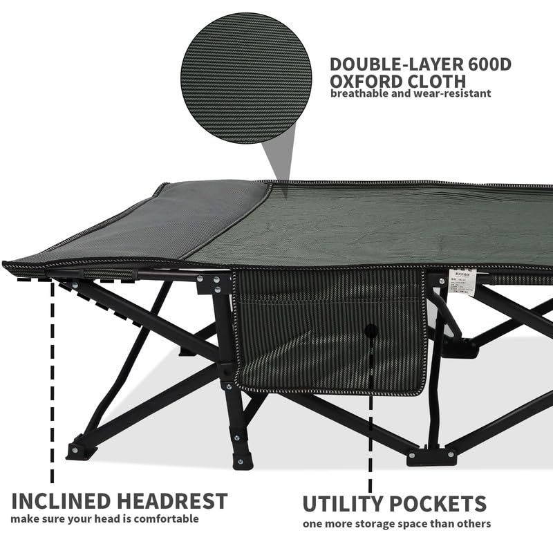 Folding Camping Cot Outdoor Sleeping Bed V388