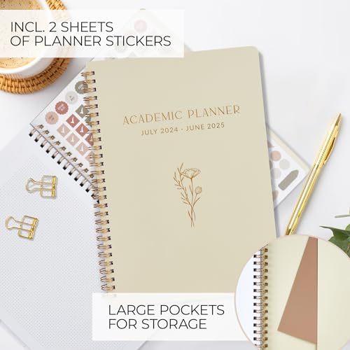 Simplified 2024-2025 Academic Planner - 7" x 10" Daily Weekly Monthly Planner Y531602