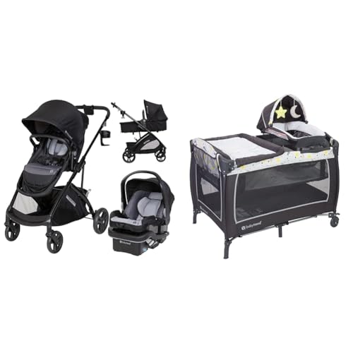 Baby Trend Passport Switch Modular Travel System, Dash Black