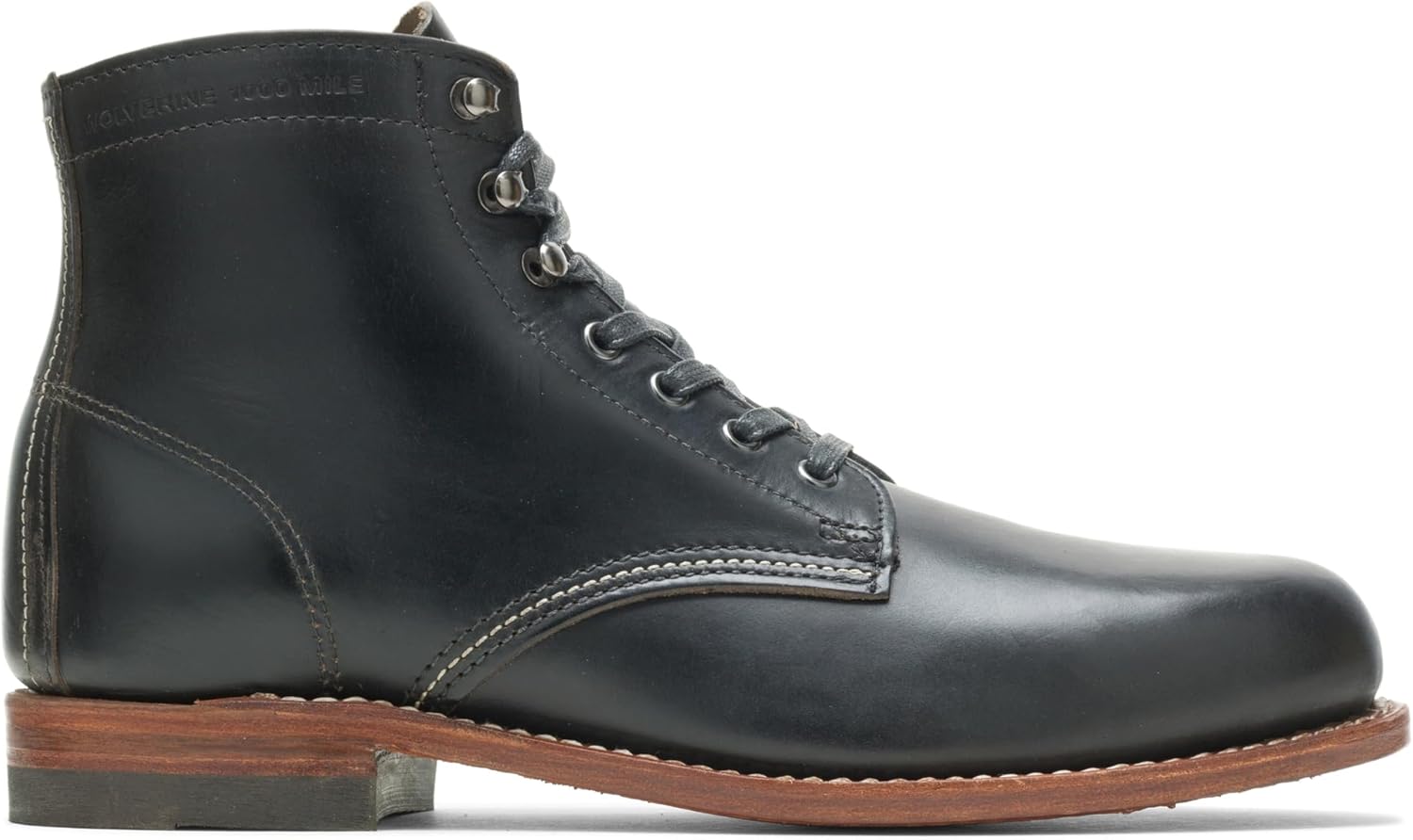 Wolverine Men's 1000 Mile Fashion Boot, Black Leather, 9.5 D US
