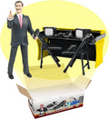 Deluxe Commentators Playset with Announcer Figure for Wrestling Action Figures