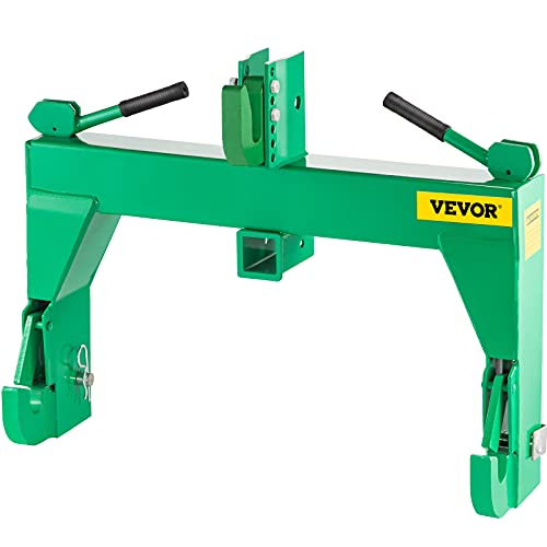 VEVOR 3-Point Quick Hitch, 3000 LBS Lifting Capacity, Category 1 & 2 Tractor X69507