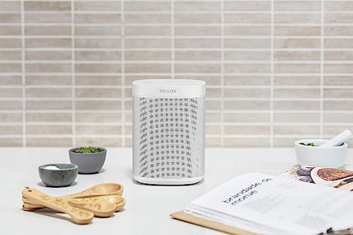 Sonos One (Gen 2) Smart Speaker with Alexa Built-In, White Y430721
