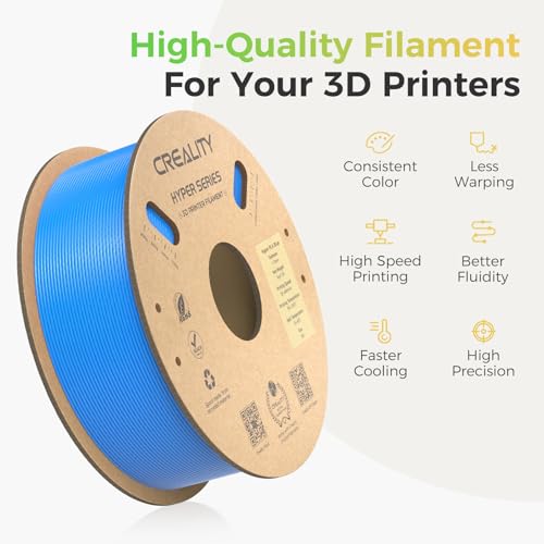 Creality PLA Plus Filament 1.75mm Rainbow Multicolor 1KG Spool O376011