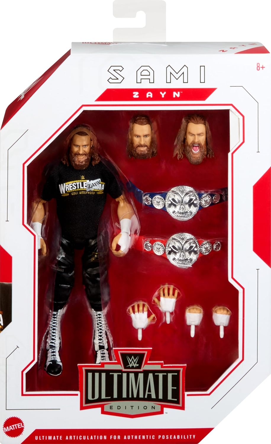 Mattel WWE Ultimate Edition 6-inch Sami Zayn Action Figure Set C983