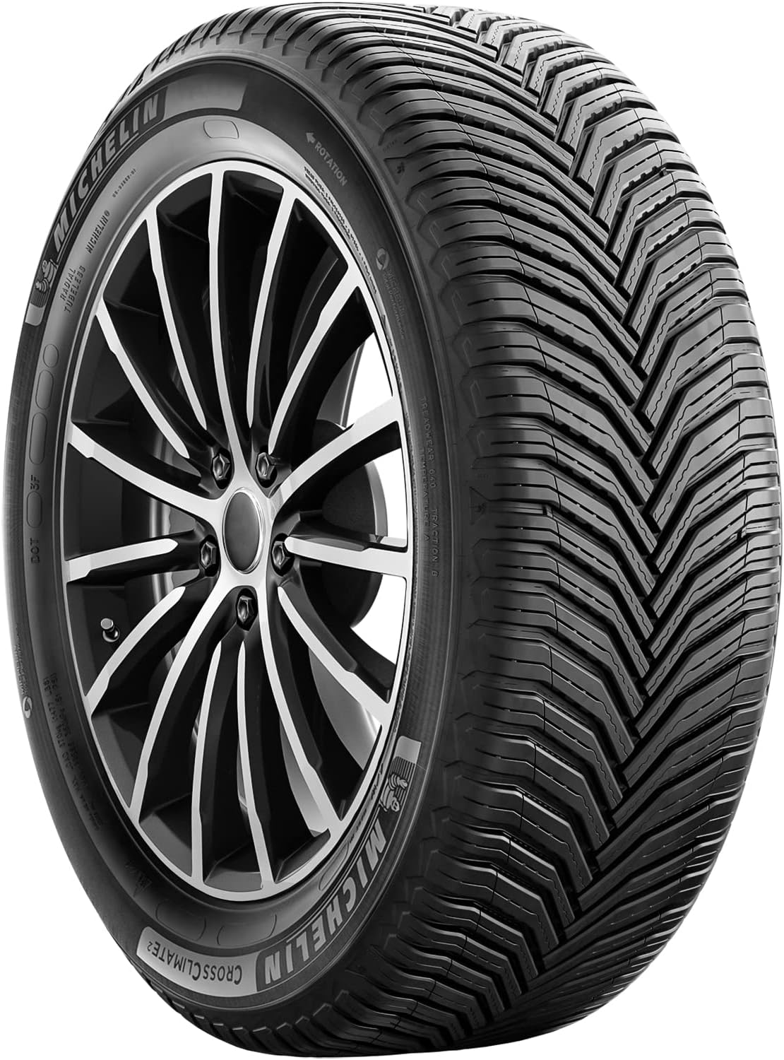 MICHELIN CrossClimate2, All-Season Car Tire, SUV, CUV - 235/55R17 99H