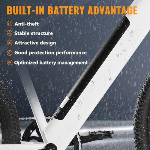 Electric Bike for Adults, 26" Mountain Bike with Removable Battery C883