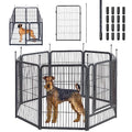 mestyl Dog Playpen, 40" Height 16 Panels Outdoor Pet Play Pen, Big Dog Exercise Play Pen for Large/Medium/Small Dogs, Foldable Puppy Pen for Indoor, Camping, RV, Anti-Rust Paint Finish, Quick Install