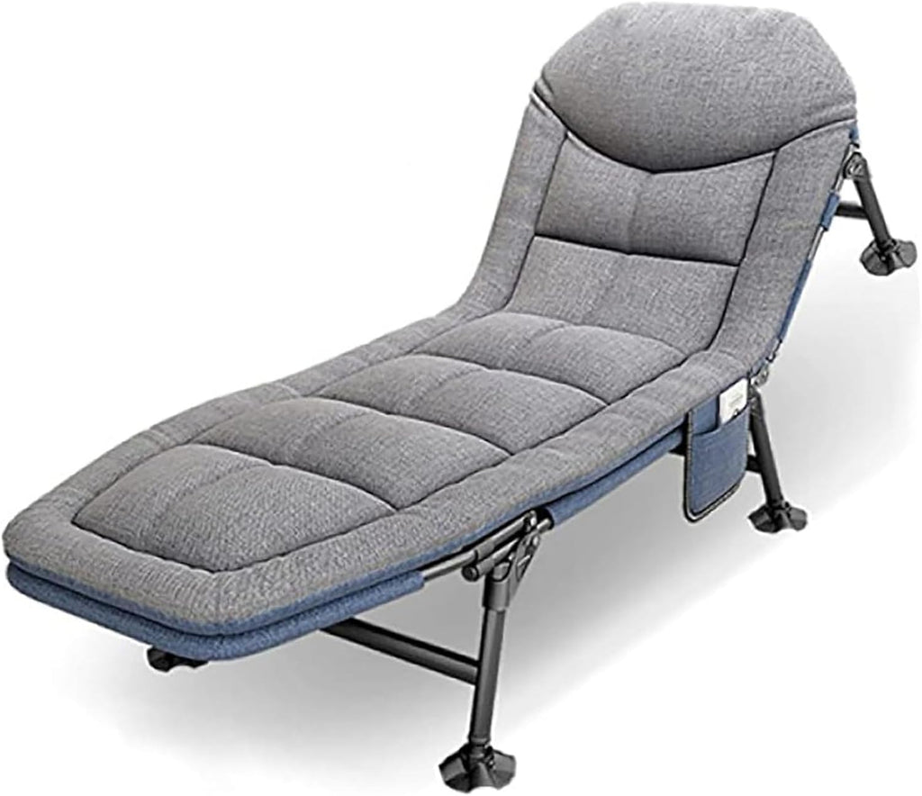Folding Camping Beds for Adults, Heavy Duty Outdoor Camping Cot with Mattress, Sleeping Cot for Travel Outdoor Office Indoor Fishing
