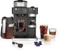 Ninja Espresso & Coffee Barista System, Single-Serve Coffee & Nespresso Capsule Compatible, 12-Cup Carafe, Built-in Frother, Black and Stainless Steel, CFN601C (Canadian Version)