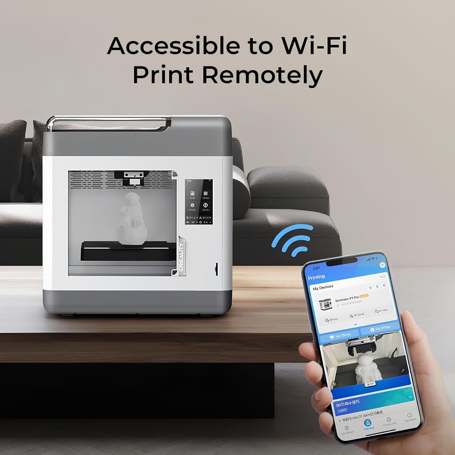 Creality3D Sermoon V1 Pro 3D Printer with Built-in Camera and Wi-Fi I662144